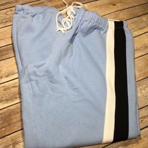 PINK Victorias Secret Lace Up Sweatpants Sz Large